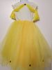 Kids Costumes to Hire - Yellow long dress with tulle (1)